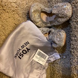 Yosi Glitter ballet flats -NEW WITH TAGS